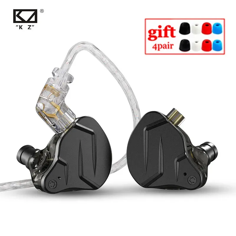 Écouteurs KZ Zsn Pro X 1ba + 1DD Technologie hybride Métal dans les écouteurs Hifi Eleuts de basse monteur Écouteur de sport