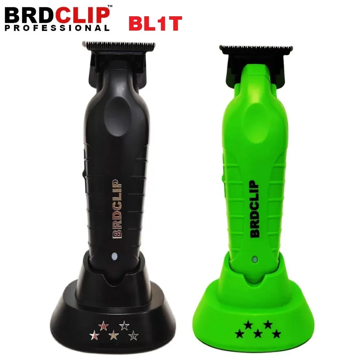 トリマーbrdclip bl1tプロフェッショナルカービンググラディエントヘアトリマーバーバーフィニッシュ電気クリッパー付き充電スタンドヘア切断機