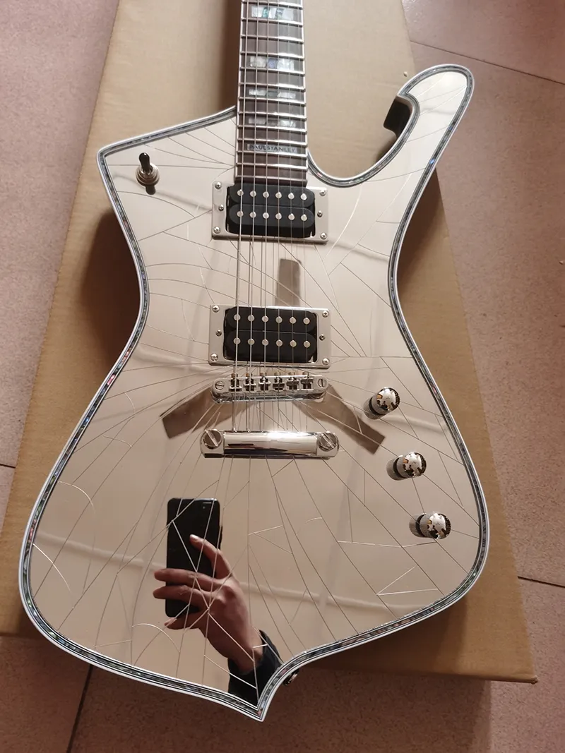 PS1CM domowy Paul Stanley Signature Wysokiej jakości gitara elektryczna, lustrzana gitara, szybka dostawa