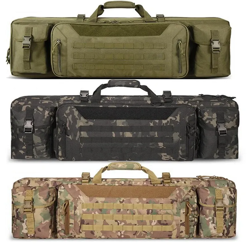 Torby taktyczne 39,4 "100 cm worek karabinów plecak AK47 AR 15 M4 Strzelba Airsoft Portable Bag Pakiet akcesoriów myśliwskich