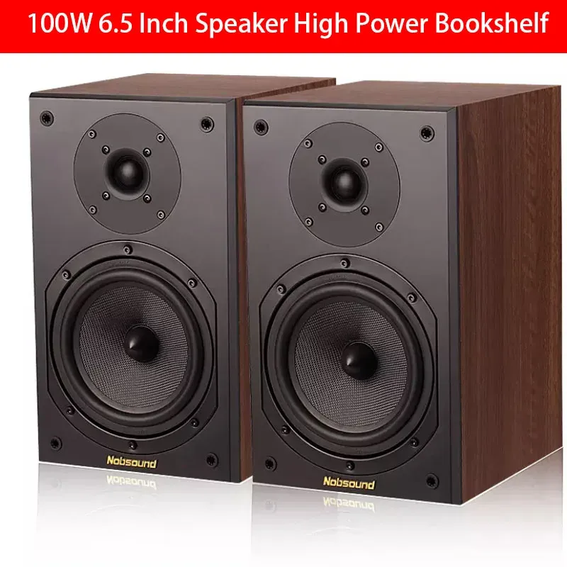 스피커 100W 고전력 6.5 인치 책장 스피커 Hifi Audio NS602 수동 오디오 애 오디오 홈 극장 하이 충실도 오디오 스피커