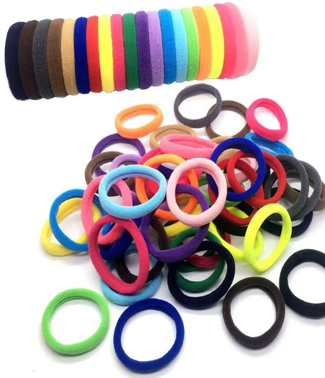 10pcs Women Girl Hair Bands Związek Elastyczna linka Ring Fairband Ponytail Beauty Girls Holder DIY Fryzura Akcesoria