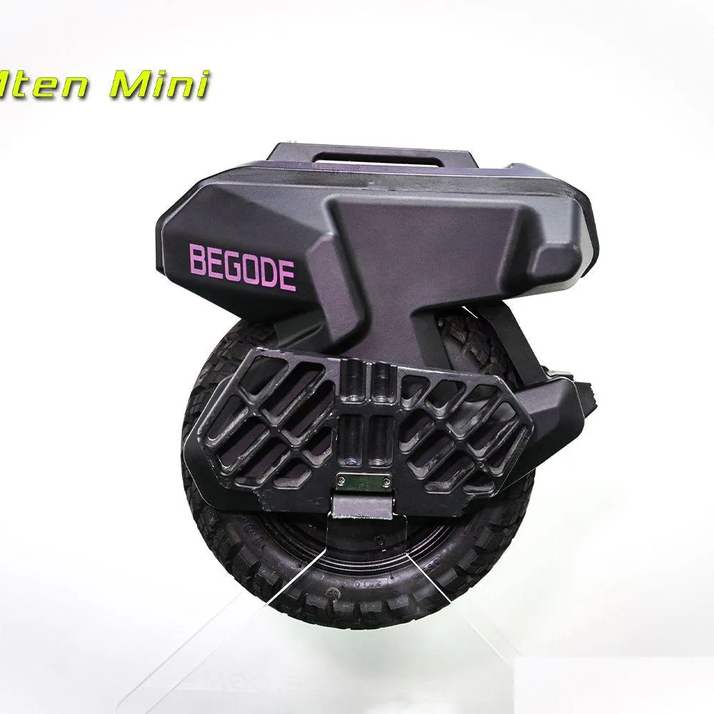 Другие скутеры Begode Mten Mini 42V 98Wh 180Wh Электрический одноколесный велосипед Gotway 11 дюймов 21700 30T 50S 500W Двигатель Легкий моноколесо Nce 14Kg 2000L Otrlv