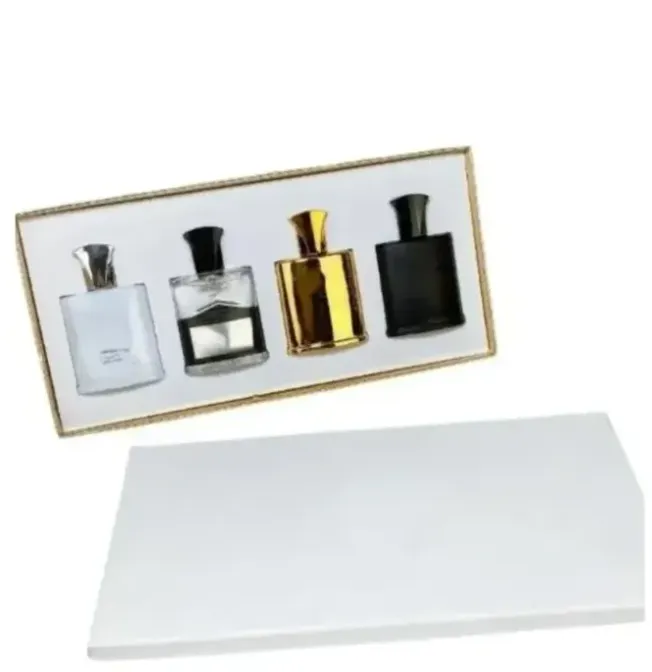 مجموعة العطور الأعلى 30 مل 4pcs العطر Eau de Parfum رائحة طويلة الأمد EDP الرجال كولونيا رذاذ النساء العطر مكثف في المخزون