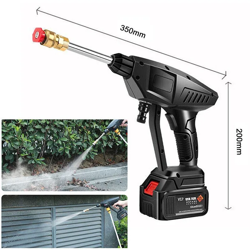 Washer 300w Wireless High Pressure Car Wash Washer Gun 15000mah Foam Generator Water Gun Spray Cleaner Car Washing Hine