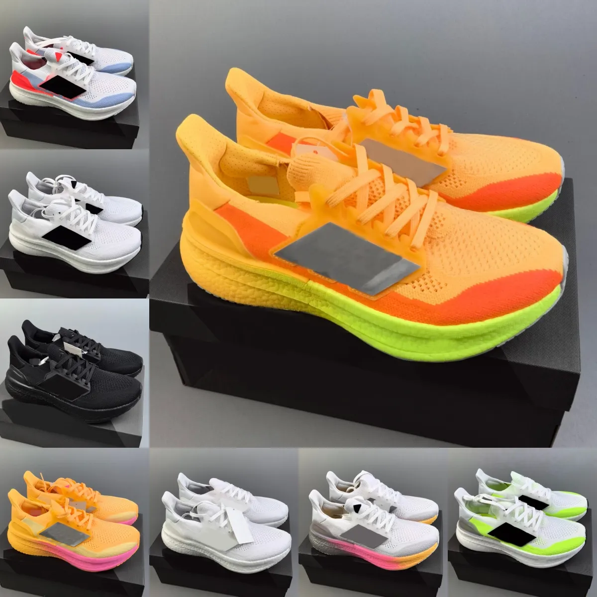 2024 Nieuwe hardloopschoenen voor man Women Ultra Boost Light voor dames indoor buitentraining schoenen buitensnelheid sokken sneakers ub trainers sportschoenen maat 36-48
