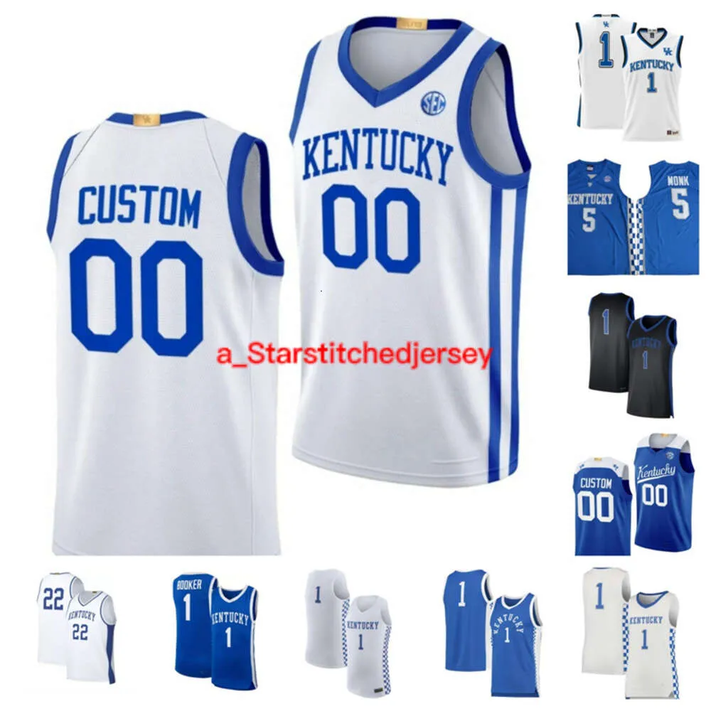 Kentucky Wildcats 2 Aaron Bradshaw 14 Brennan Canada 44 Zvonimir Ivisic Basketballtrikot 4 Tre Mitchell 33 Ugonna Onyenso 23 Burks 13 Grant Darbyshire 25 Watkins