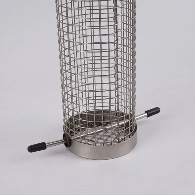 Feeding Wild Bird Cage Feeder Outdoor Hanging Garden Ports Seed Food Contain Foraging Toy Bird Intelligence Feeding Supply