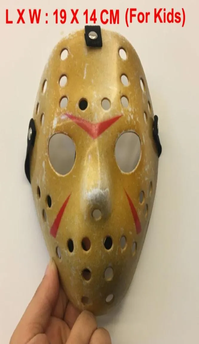 Nova máscara de cosplay Make Old engrossar sexta-feira 13 Jason Voorhees Freddy Hockey para crianças Size2244556