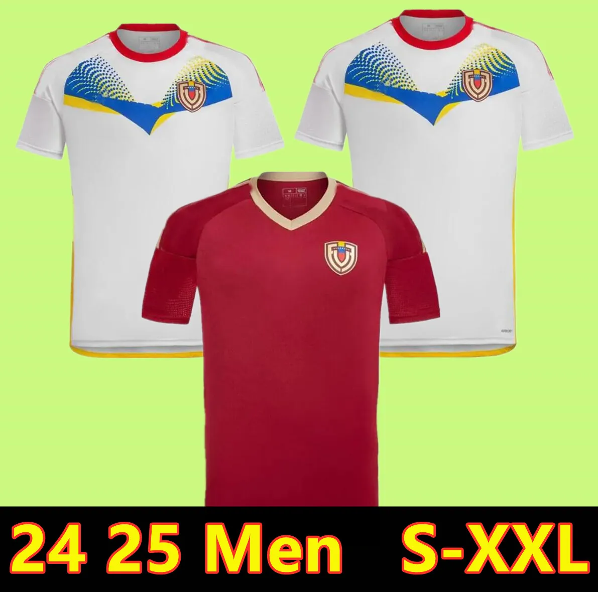 Venezuela Soccer Jerseys 2024 2025 SOTELDO SOSA RINCON CORDOVA BELLO JA
