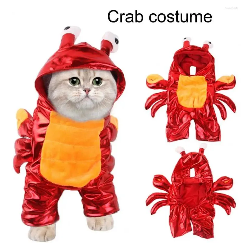 Cat Costumes Stylish Washable Funny Crab Cosplay Clothing Pography Prop Super Soft Polyester Pet Costume Supplies