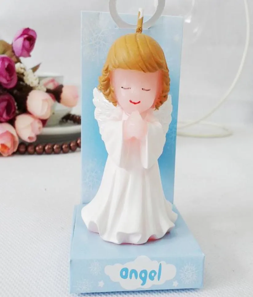 FEIS Whole Angel Wedding And Birthday Candles Little angel Smokeless candle Quality wedding favors Birthday Cake Candle 7977128