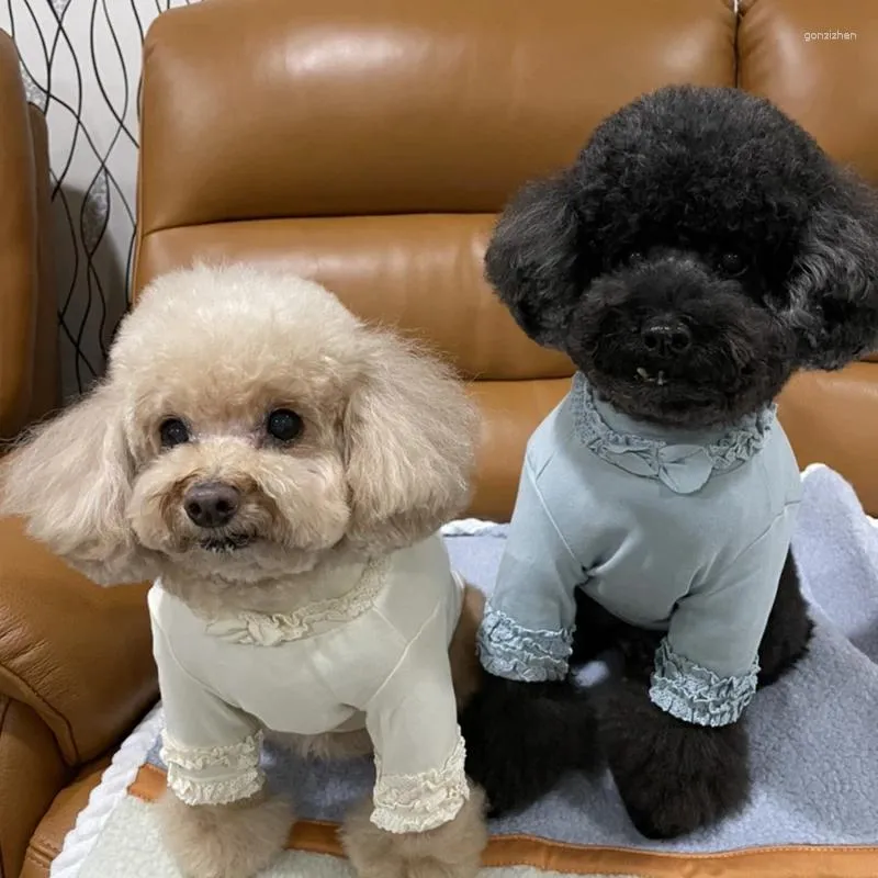 Vêtements de chien Vêtements d'été en plein air Chiot Chat Princesse Robe Teddy Sling Sans manches Coton Stretch Petit Vêtements pour animaux de compagnie en gros XS