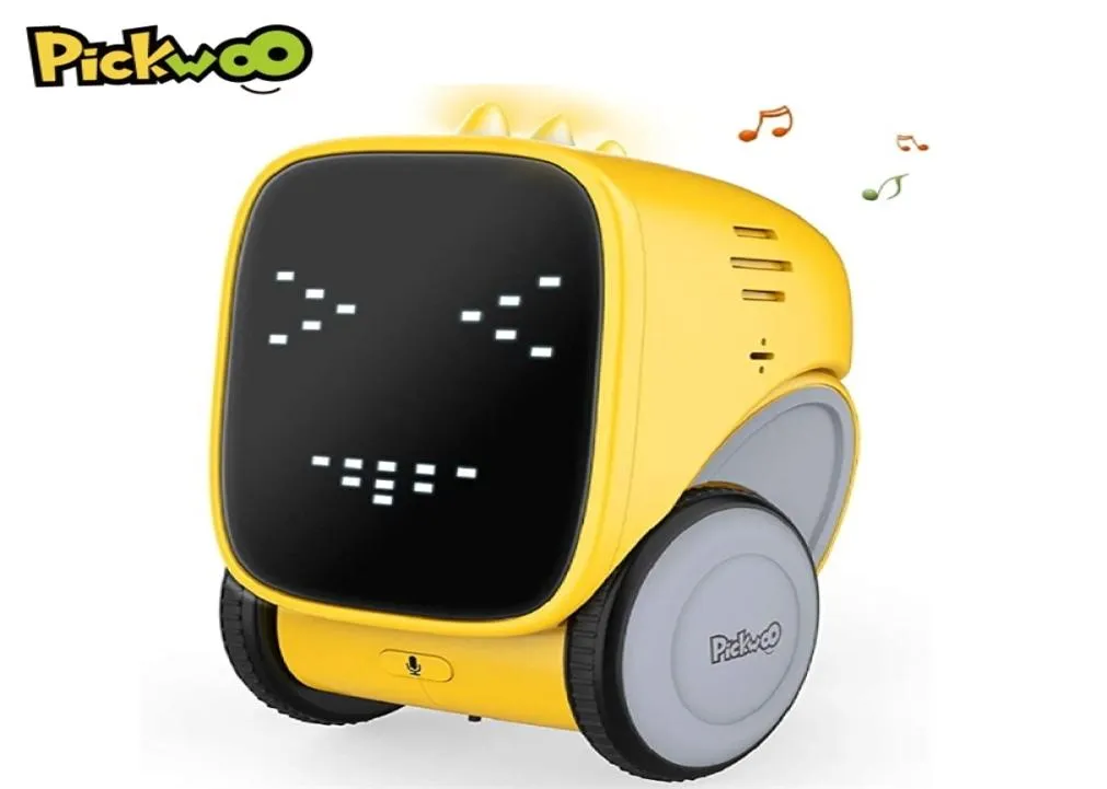 Pickwoo controle de gestos de voz robô inteligente artificial interativo educacional toque indução cantando dança 2204279031627