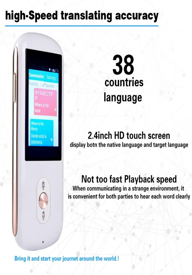 Crossborder üreticileri doğrudan dil çevirmenleri 38 ülkeyi denizaşırı seyahat için smartvoice ile tedarik etmek