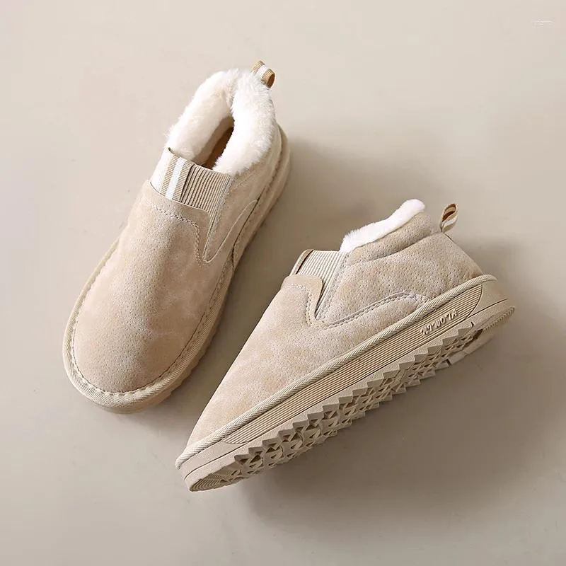 2024 Women's Boots Platform Versatile and Fashionable 890 Snow Winter 2024 Fur Integrated Low-top Short Tube Warm Cotton Shoes dhgates dhgate.com