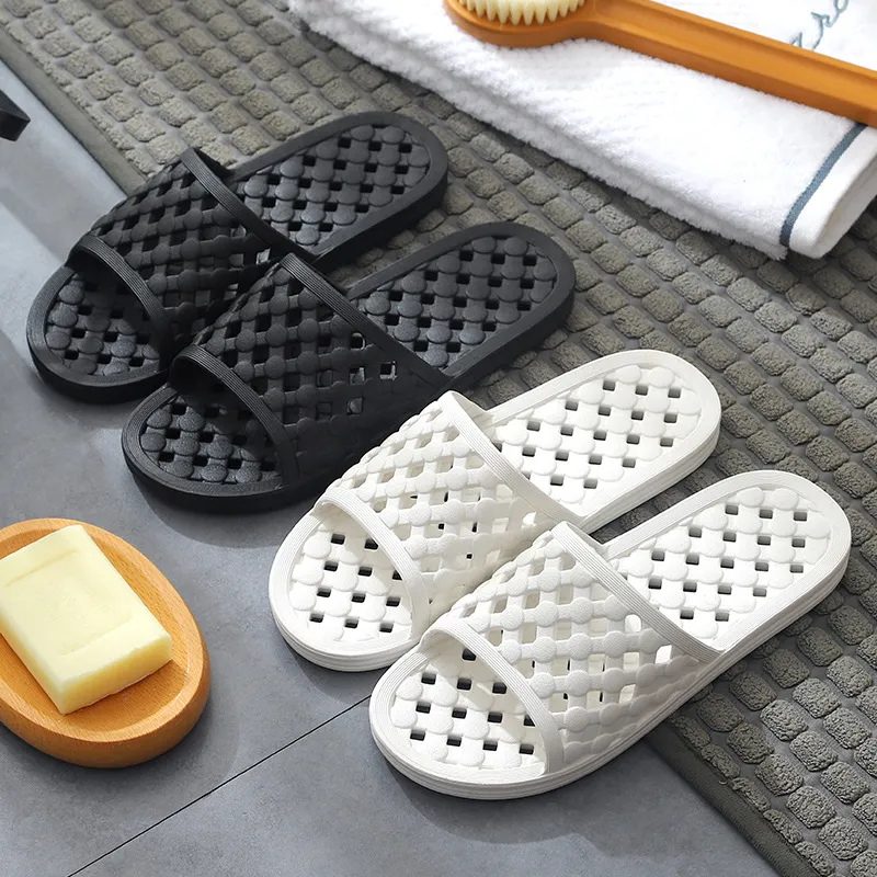 Hotel feminino não-lifado Slippers safadores masculinos e plásticos 2024Bathroom Casais Flip-flops simples para 384 WO 721