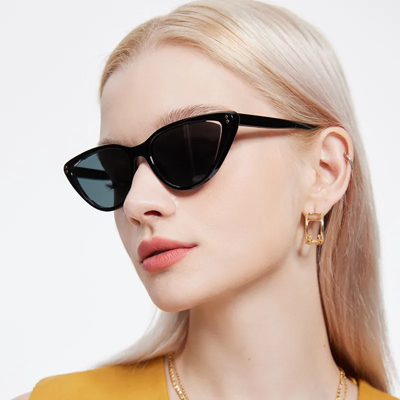 designer sunglasses for women sunglasses GAI New tawny sunglasses female anti-ultraviolet light summer advanced sense of light luxury frame trend advanced