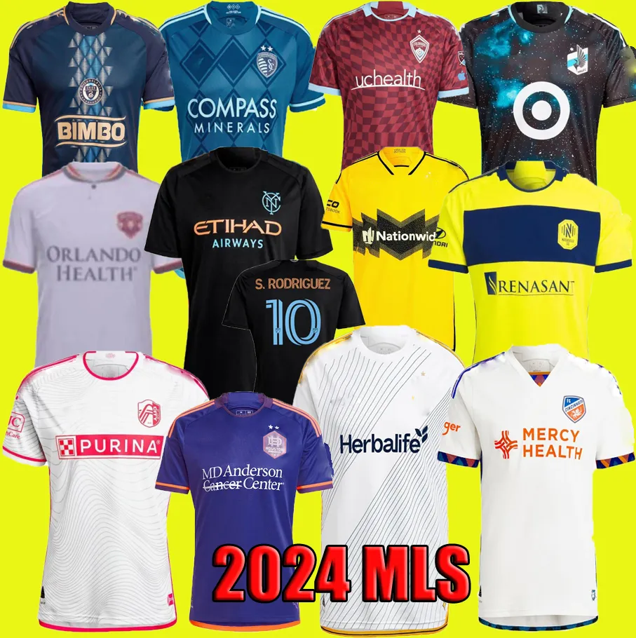 FC CinCInnATi 2024 Orlando New York Red Portland SOCCER JERSEYS FC Houstons Philadelphia Union Kansas Minnesota United Fußballtrikot