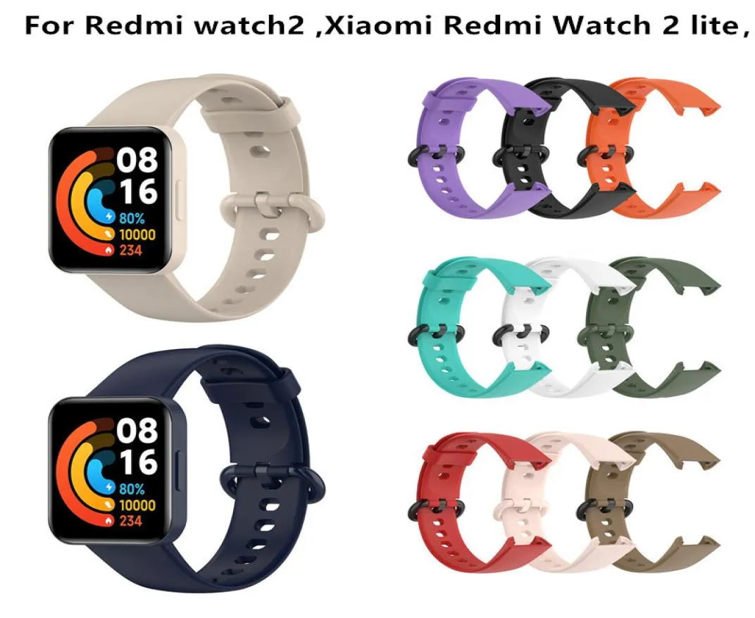 Para Xiaomi Redmi Watch 2 lite Correa deportiva accesorio inteligente para Redmi Watch pulsera para Redmi watch2 Correa Horloge 24009606