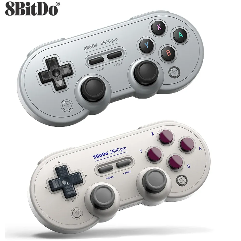 GamePads 8bitdo SN30 Pro GB/SN Bluetooth GamePadコントローラー用NINTEND NSスイッチWindows Android MacOS USBゲームコントローラーワイヤレスBlu