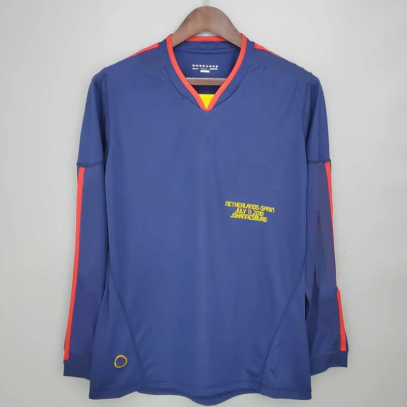 Retro Spain Jersey: 1998 Espana Futbol Shirt RAUL, XAVI