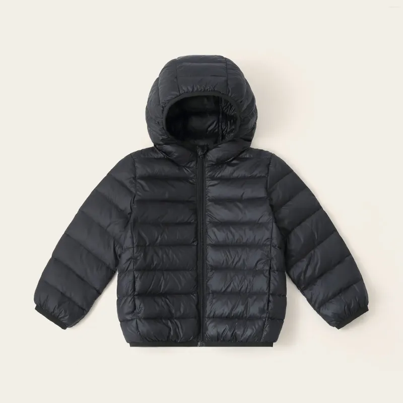 Donsjas Kinderen Dunne jassen van privélicht om warm te houden Baby Winter 2024 Baby's Cuhk Kinderkleding