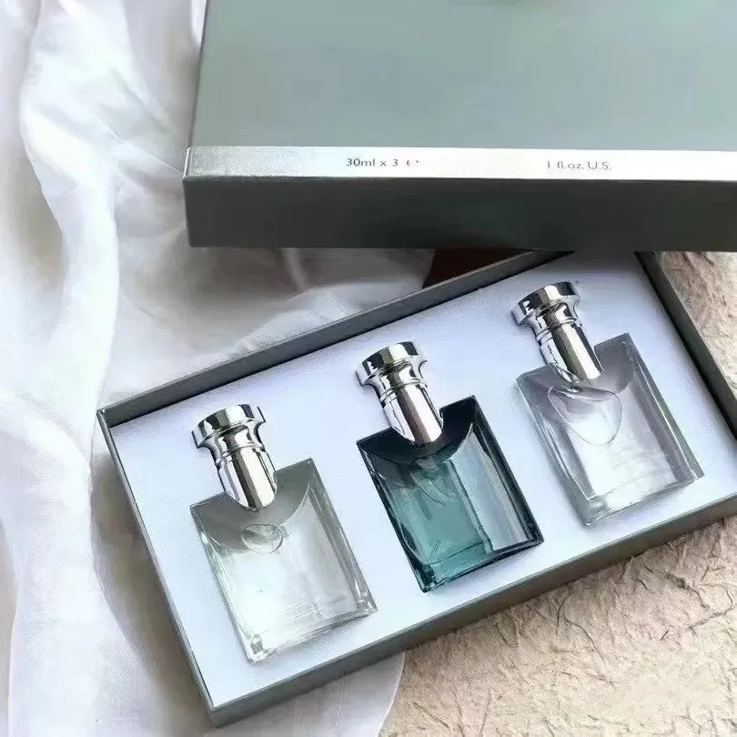 3-in-1-Herrenparfüm-Geschenkset, 30 ml x 3 Stück, duftendes EDT, Deodorant, Eau de Toilette, Herrenparfums, Spray, männliches Kölnischwasser, Duftset-Kollektion