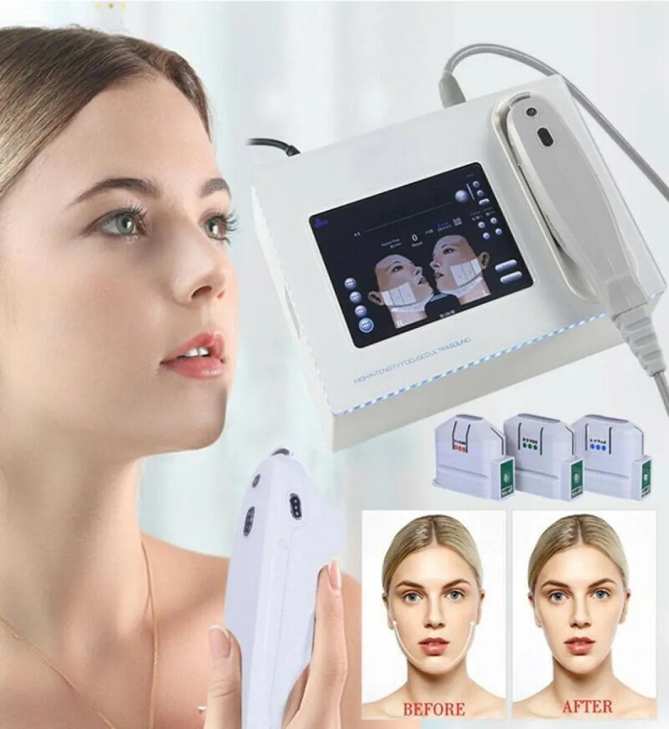 Medical Grade HIFU High Intensity Focused Ultrasound Hifu Face Lift Machine Wrinkle Removal With 5 Heads Cartridges For Face And B6937186