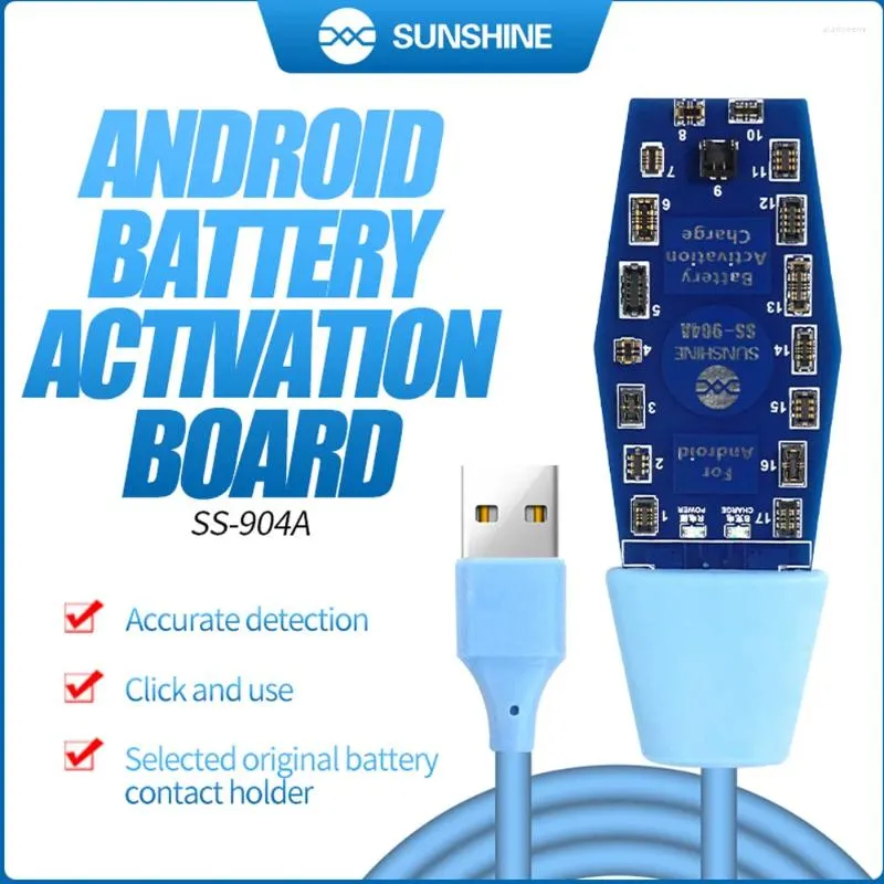 Professional Hand Tool Sets SUNSHINE SS-904A Battery Quick Charging Activation Board For Android Samsung Huawei Phones Charge Plate Line