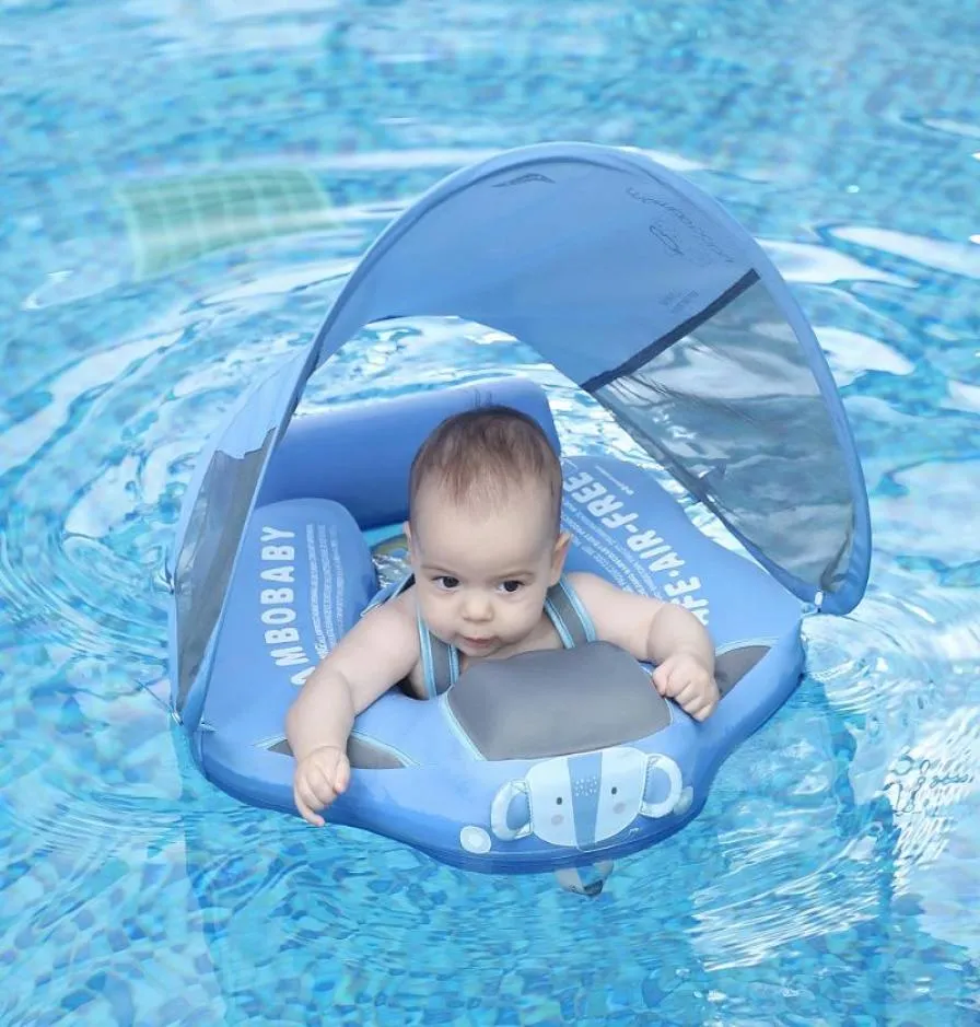 Life Vest Buoy Icke -inflatable Born Baby Floater Spädbarn Midjan Ligger Swimming Ring Swim Trainer för simmare2770832