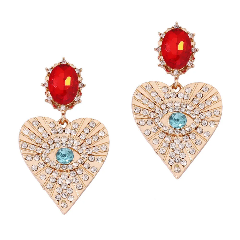 Jewelry Love Eyes with Diamonds Versatile Light Style Leisure and Earrings for Women