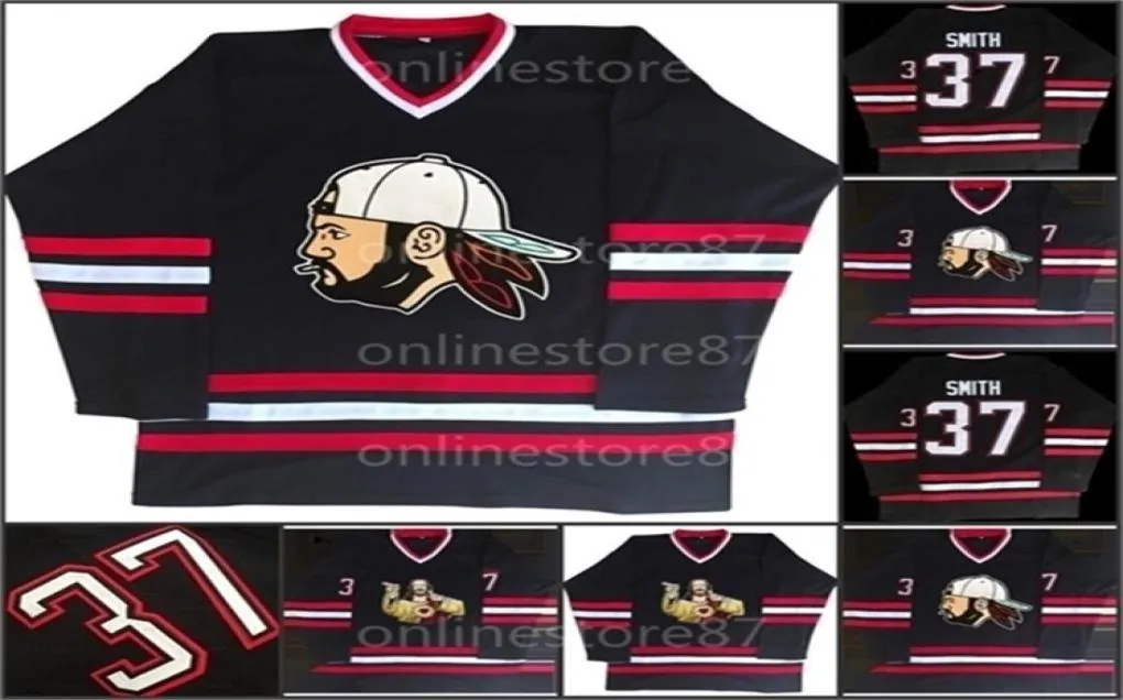 Ceuf 40uf Tage Kevin Smith Fan Series Bobhawks Hockey Jersey TV Jay och Silent Bob039s Secret Stash Jerseys broderi STITCHED1911442