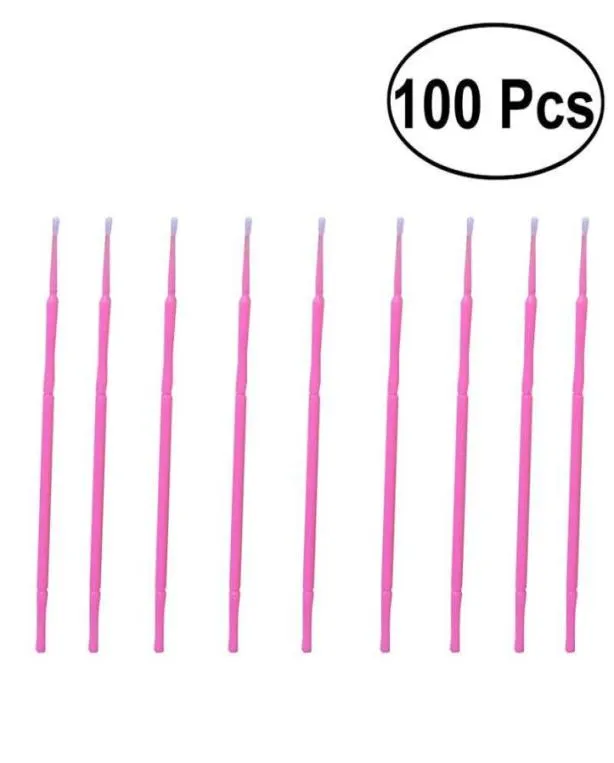 Sponges Applicators Cotton RUIMIO 100pcs Disposable Micro Applicator Brushes Eyelash Extension Swab Brush Wands Makeup Tools1719837