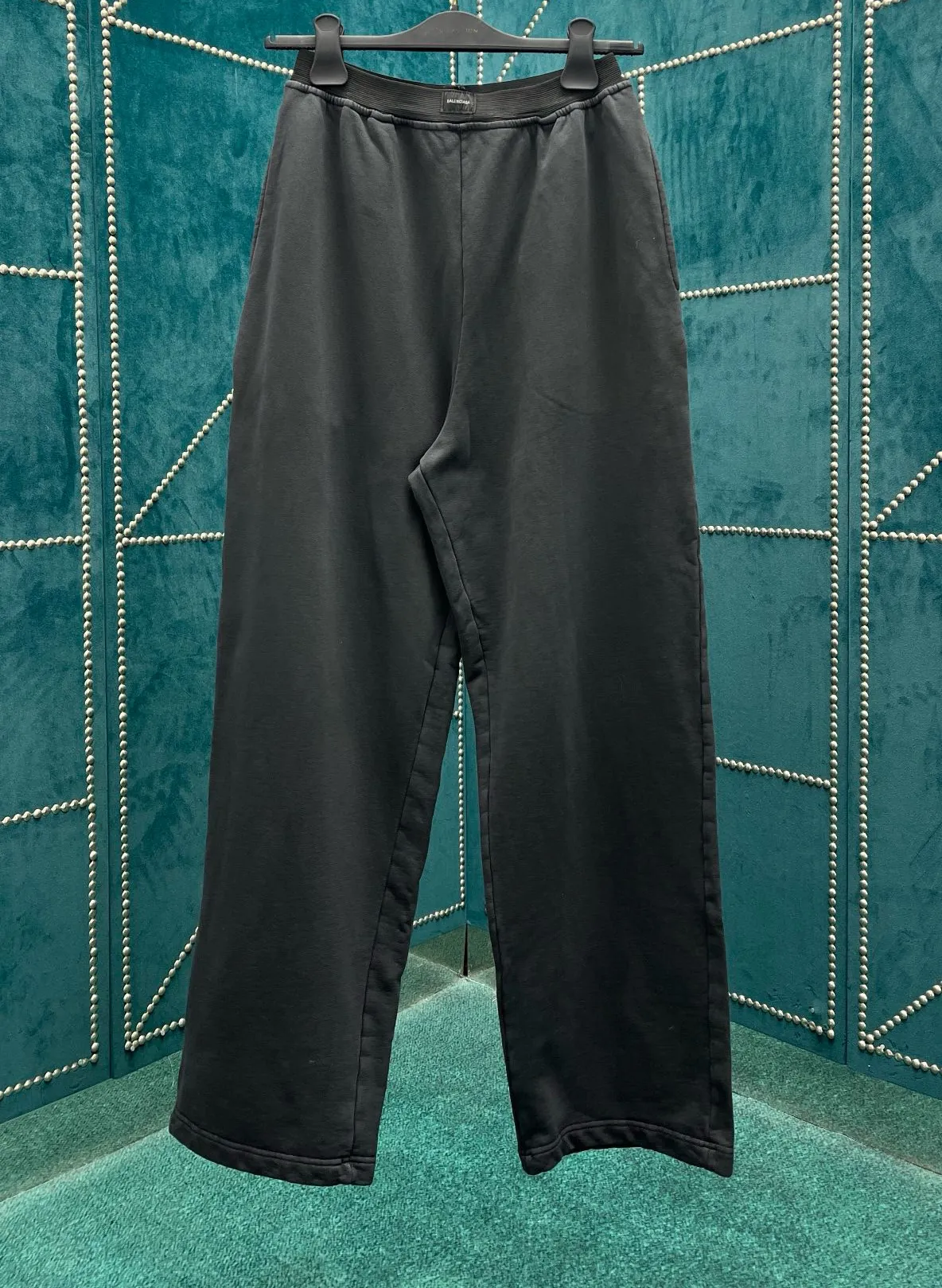 Pantalon grande taille pour hommes Col rond brodé et imprimé style polaire vêtements d'été avec street pur coton 5gRrgr