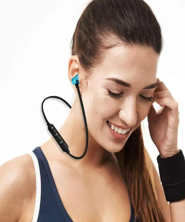 Aktualisierte Nechband-Handy-Kopfhörer XT11 Bluetooth-Kopfhörer Magnetisches kabelloses Lauf-Sport-Headset BT42 mit Mikrofon MP3 In-Ear 4057330