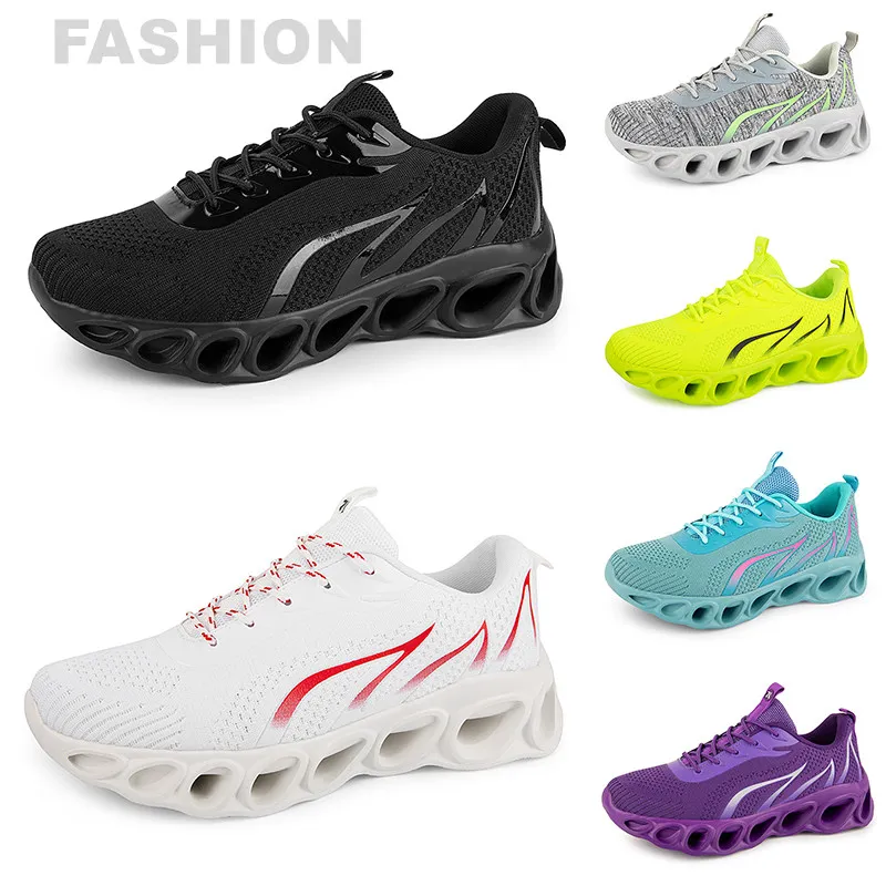 2024 scarpe da corsa da donna per uomo Nero Bianco Rosso Blu Giallo Neon Grigio scarpe da ginnastica da uomo sportive sneakers da esterno eur 38-45 GAI Color4