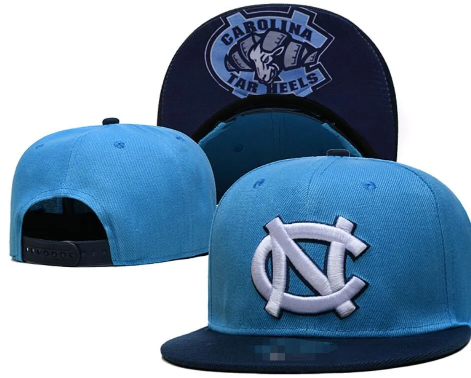 North Carolina Tar Heels Baseball 2024 All Team Fan's USA College Adjustable Hat On Field Mix Order Size Closed Flat Bill Base Ball Snapback Caps Bone Chapeau a