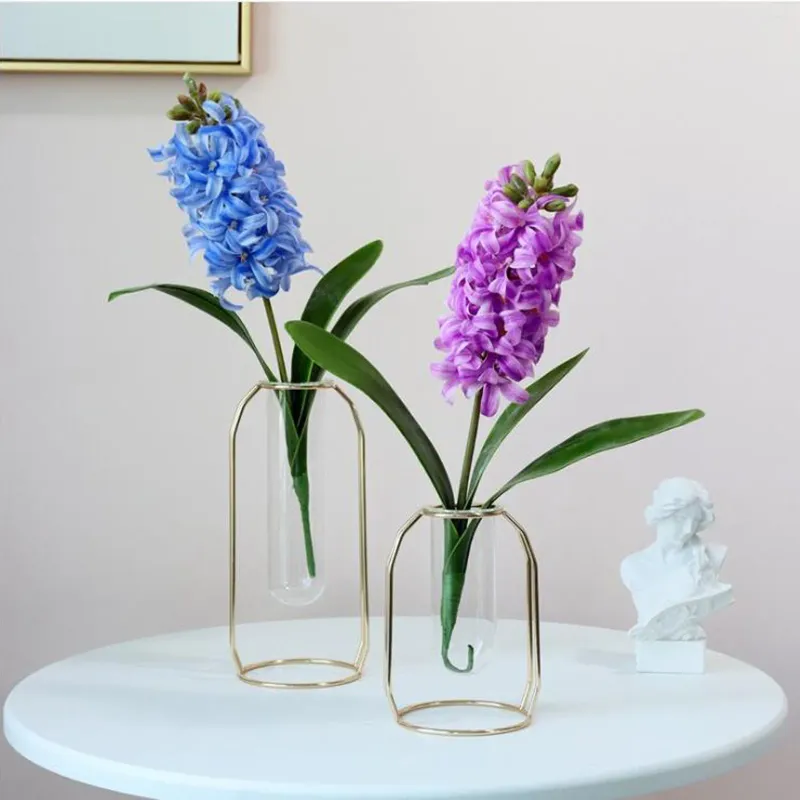 Dekoratif Çiçekler Yapay Sümbül Bitkileri Simülasyon Hyacinthus Sahte Şubeler Orientalis Gerçek Dokunmatik Romantik Sıcak Ev Dekorasyonları