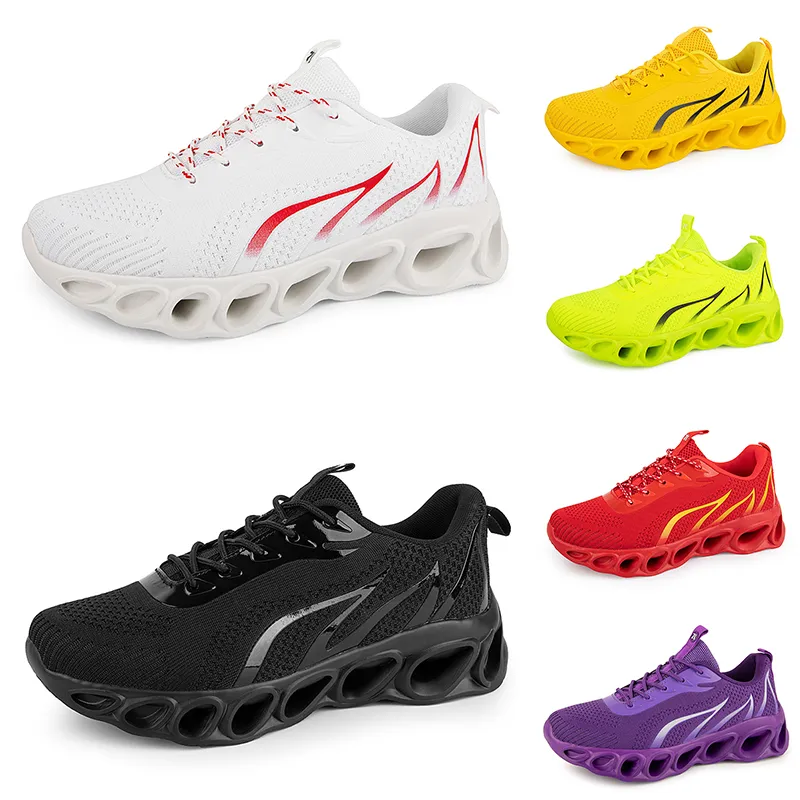 2024 Männer Frauen Laufschuhe Schwarz Weiß Rot Blau Gelb Neongrau Herren Trainer Sport Outdoor Athletische Turnschuhe GAI Farbe86