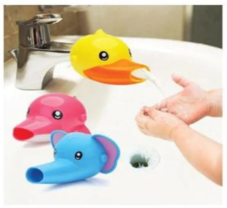 Cartoon Animal Kids Handtvättkranförlängare barn Kid Water Tap Extender 5 Mönster Söt kran Bår Kid3873616873