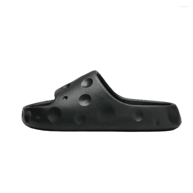 Pantofole Sandali con suola piatta alti Scarpe nere Sneakers da uomo Pantofole in gomma Sport Vip Link Stagione particolare