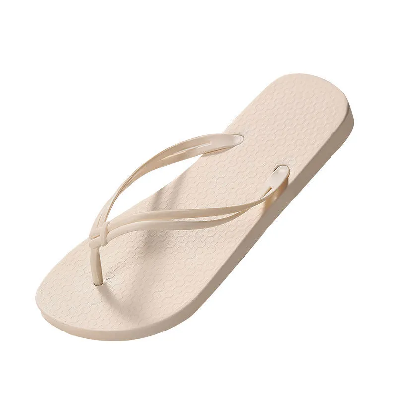 Desgaste não deslizante Flip-flops de verão Casual Bath Bath Beach Shoes Fashion Couples Clip-on Board Sandals 169 573