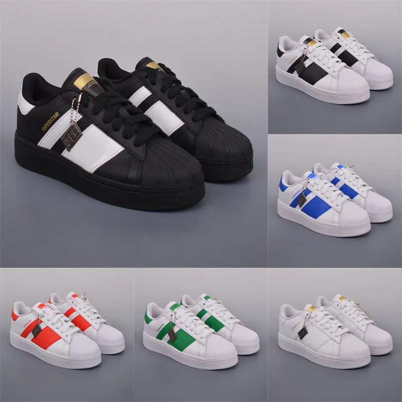 2023 SUPERSTAR XLG chaussures de skate basses hommes femmes noir blanc baskets de sport Eur 36-45