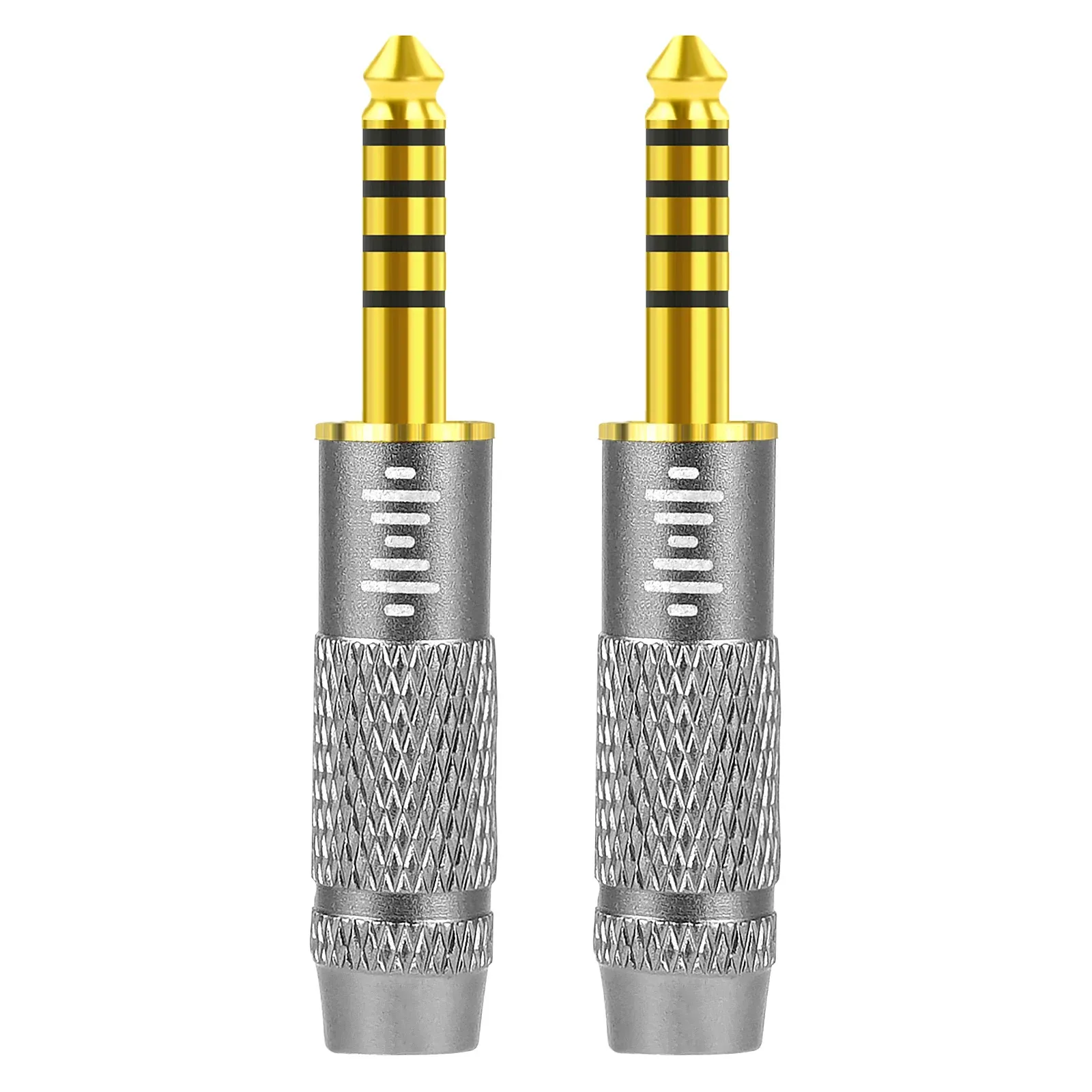 アクセサリーGeekria Apollo 4.4mm男性から3.5mm（1/8 ''）女性と4.4mmの男性から2.5mmの女性バランスヘッドフォンプラグアダプター（2 PC）