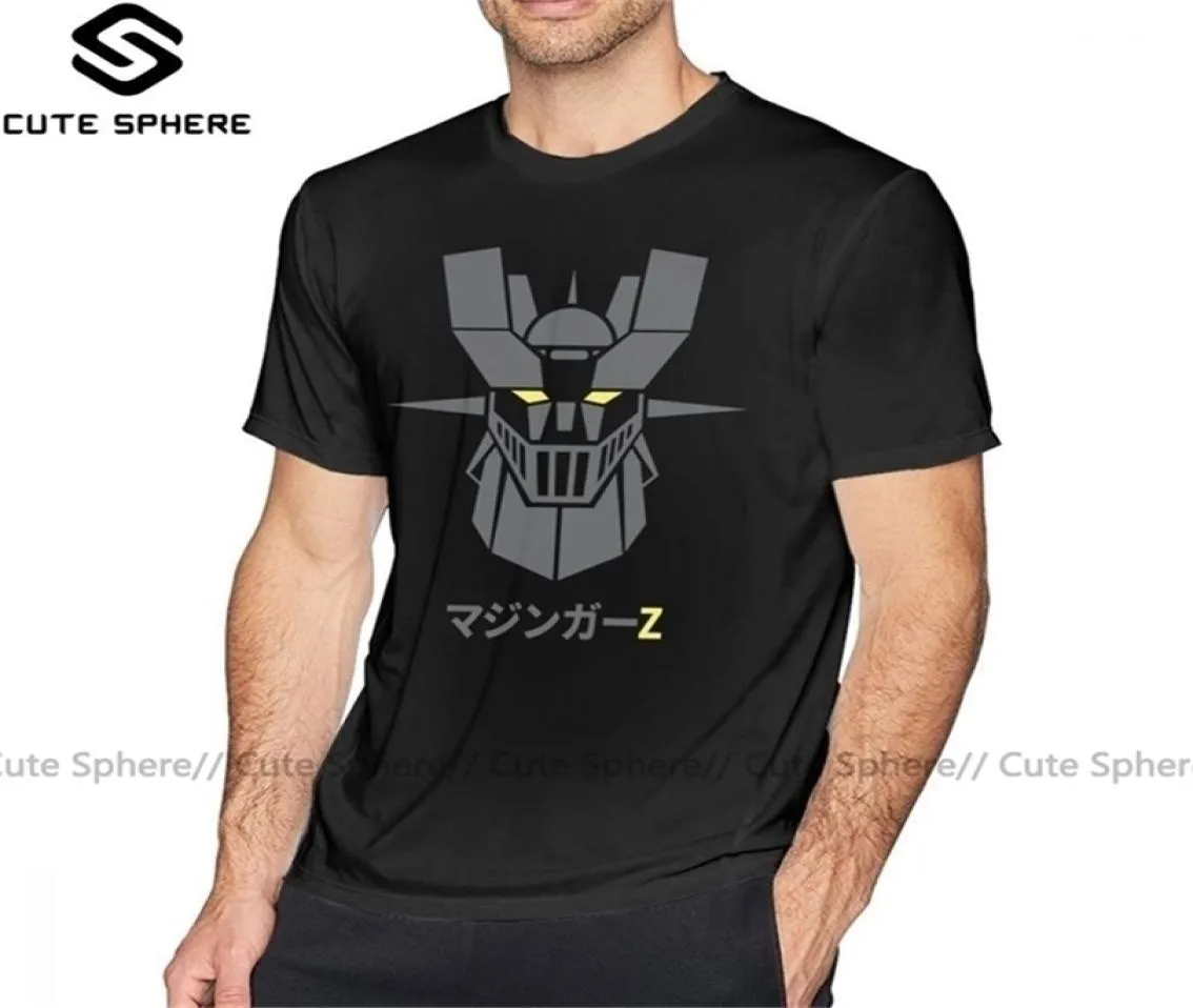 Mazinger T Shirt Mazinger Z Dark TShirt Manica corta Stampata Tee Shirt Uomo Moda 5x Divertente 100% Cotone Tshirt 2103291666266