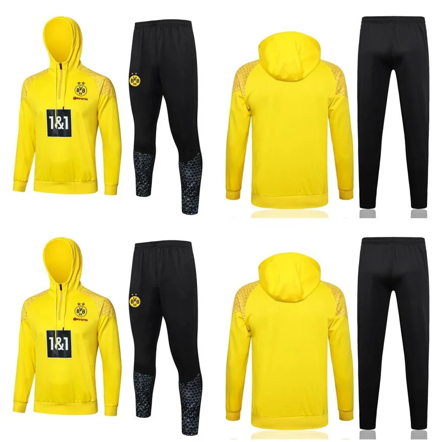 2024 2025 Dortmunds Futebol Treino Homem Kit Jaqueta de Futebol 24 25 Dortmund Terno de Treinamento Jogging Survetement