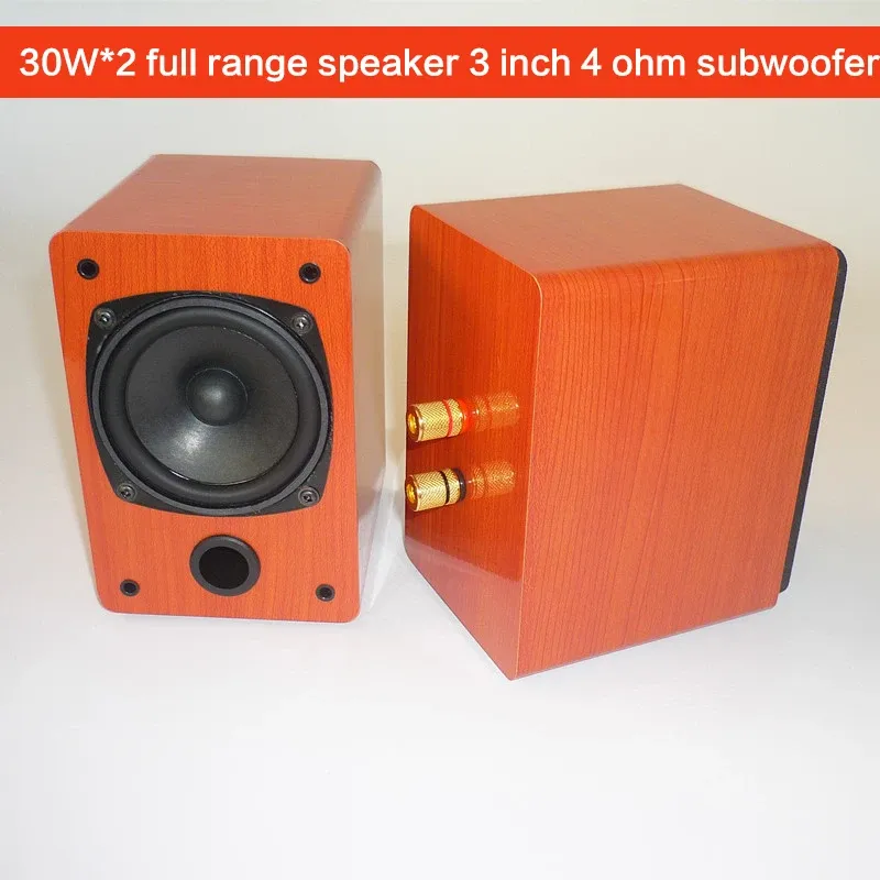 Subwoofer 30W*2 3 inç tam menzilli hoparlör diy subwoofer ses amplifikatör ateşi hifi pasif hoparlör ön masaüstü ses ev sineması