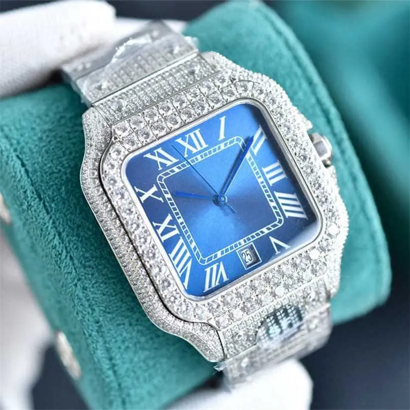 24 % RABATT auf die Uhr „Watch 7A“, automatische mechanische Herrenuhr, 40 mm, Saphir-Edelstahlarmband, mehrere Farben erhältlich, Diamant-Armbanduhr, arabische Ziffern, Zifferblatt R9HA