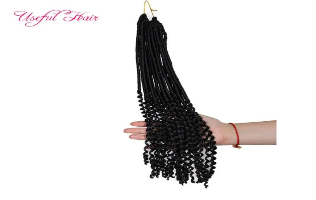 ombre 27 dea faux locs 22 pollici dea locs capelli metà lisci trecce mezze ricci estensione dei capelli sintetici uncinetto intrecciare i capelli9131448